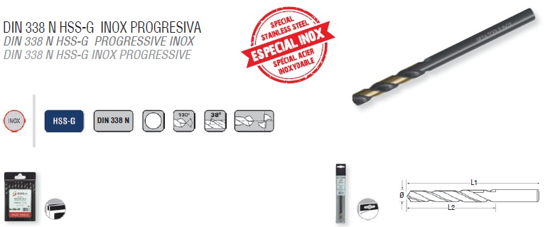 broca inox sesa